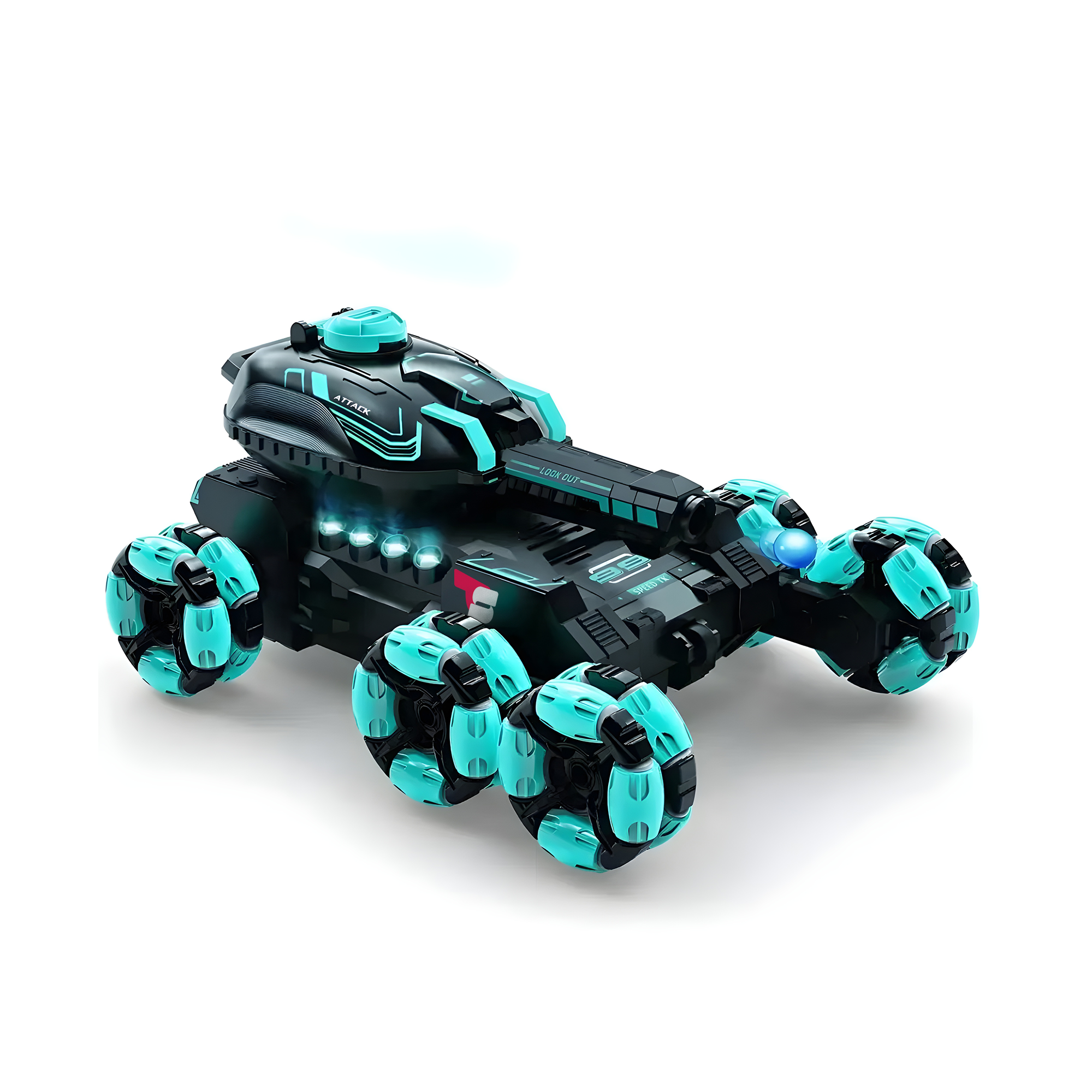 CARRO DOBLE CONTROL 6 RUEDAS TODOTERRENO